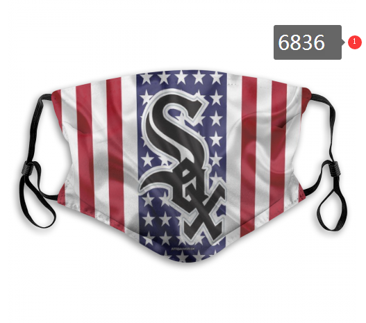 2020 MLB Chicago White Sox #1 Dust mask with filter->mlb dust mask->Sports Accessory